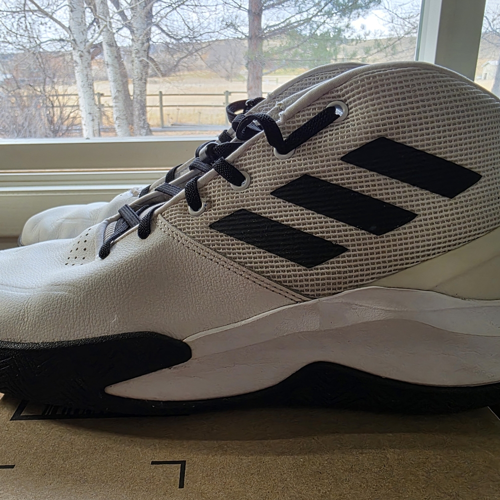 Adidas Men's White High-Top Sneakers - Picture 2 of 6